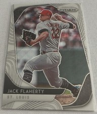 2020 Panini Prizm Baseball Jack Flaherty St. Louis Cardinals White Wave Prizm