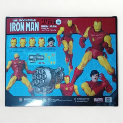 MAFEX No.165 Iron Man Comic Ver. Action Figure Medicom Toy Marvel