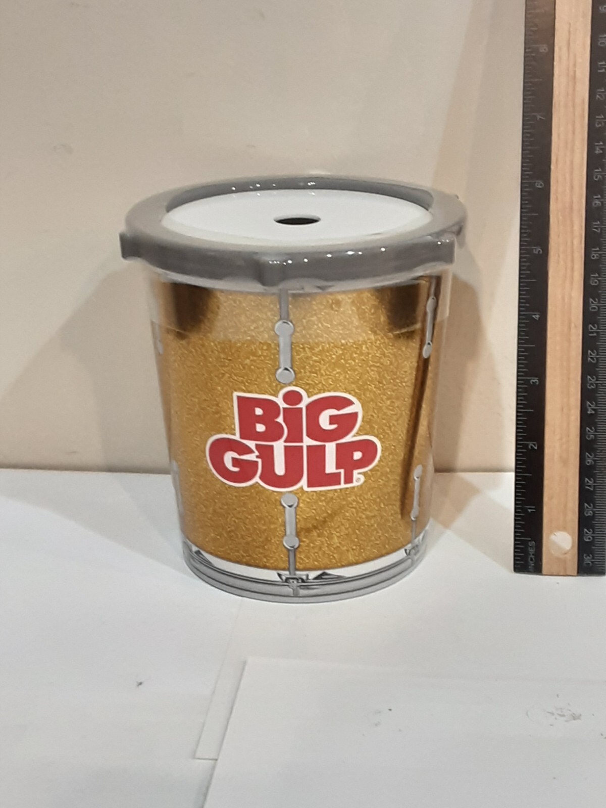 7 ELEVEN Big Gulp Tumbler Cup Marching Drum With Drum Sticks Straws 7 7-eleven-big-gulp-tumbler-cup-marching-drum-with-drum-sticks-straws-7