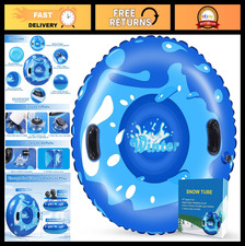 Heavy Duty Snow Sleds 36''  47'' - Thick Double Bottom, Handles, Outdoor Fun fo