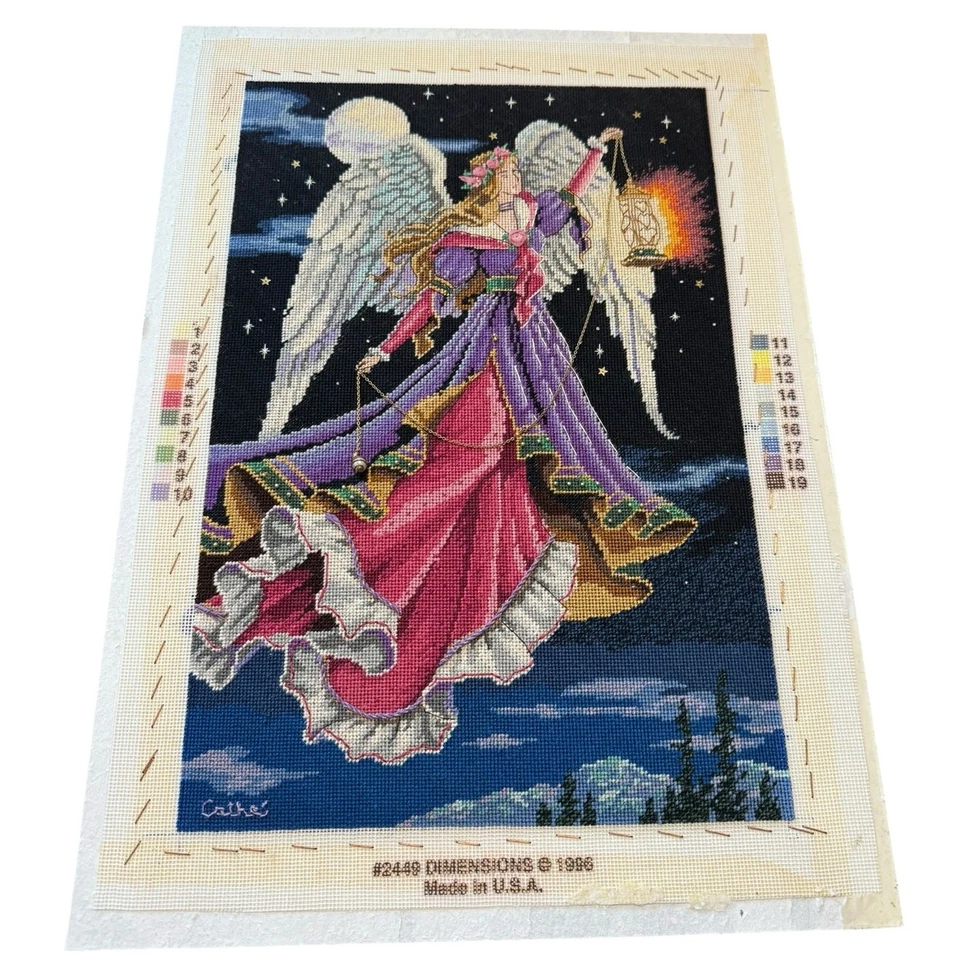 Dimensions Gold Angelic Beacon 3D 1996 Completed Mounted Celestial Unframed 2449 - Image 2 of 4