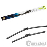 Valeo 2X Flachbalkenwischblatt Silencio Flat Blade Scheibenwischer SET | 577906
