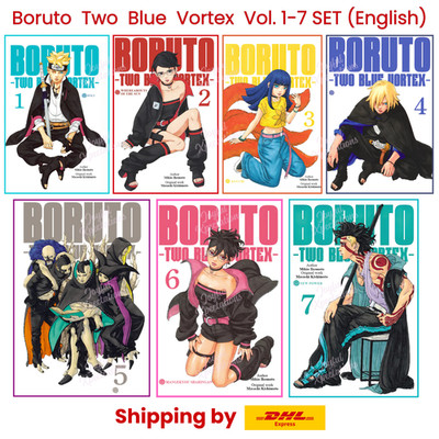 Boruto: Two Blue Vortex Manga Volume 1-7 English Version Comic