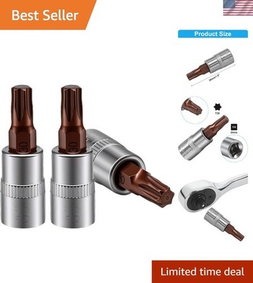 High-Performance T30 Torx Bit Set, 38mm Length   Polished & Corrosion-Resistant
