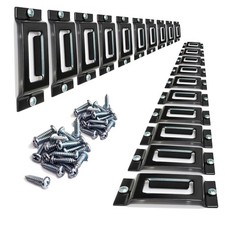 20-pack E-track Tie Down Anchors Steel Slot Strap Cargo Trailer Hooks