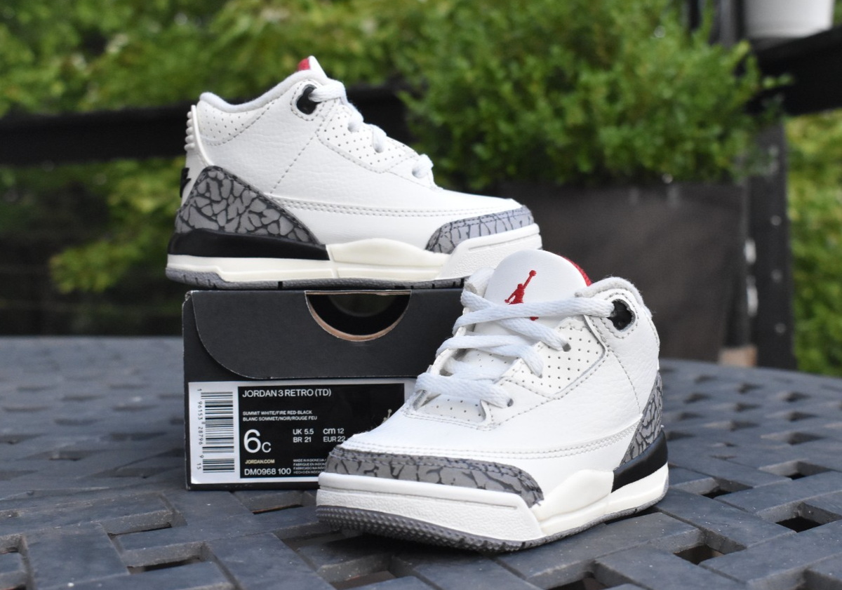 Nike Air Jordan 3 Retro TD 'White Cement Reimagined' DM0968-100