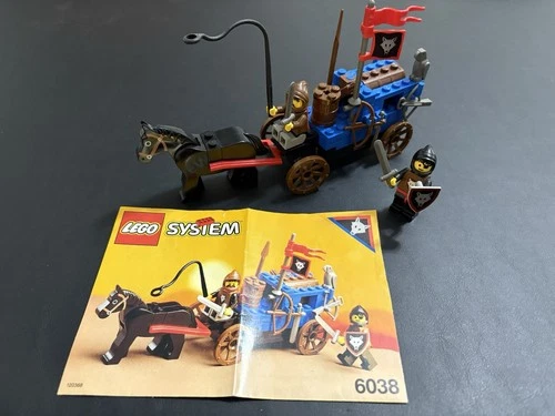 LEGO Castle Vintage Wolfpack Renegades 6038 100% Complete w/Manual ONE OWNER EUC