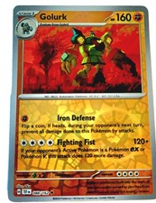 Golurk HP160 2024 *Reverse Holo* Pokemon Card Temporal Forces No. 088/162