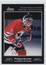 1991-92 7th Inning Sketch CHL Award Winners Philippe Boucher #21 1k3