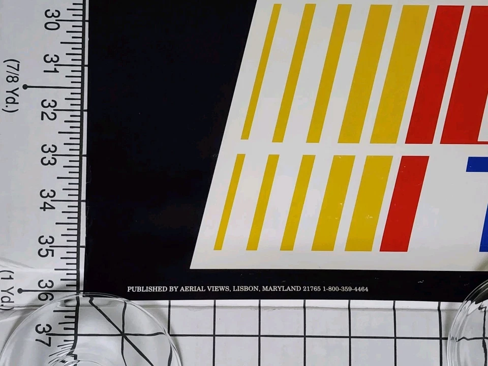 Póster 1993 NASCAR 14 pistas BRISTOL Daytona TALLADEGA raro original de colección Foto 2 de 4