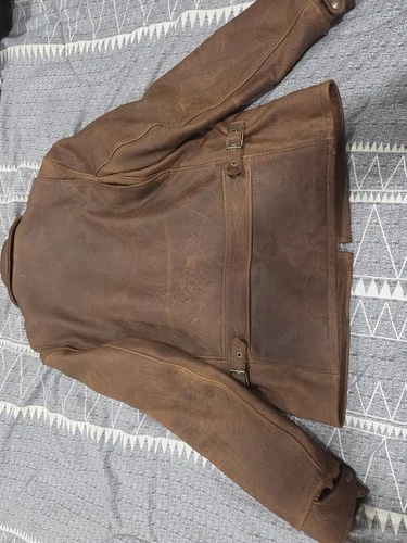 Schott NYC 464 U.S. Bison Delivery Jacket - Brown - Size Medium (NWOT) image 2