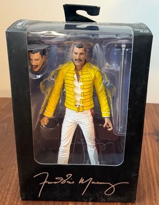 NECA Freddie Mercury Queens Magic Tour Action Figure New Sealed Box