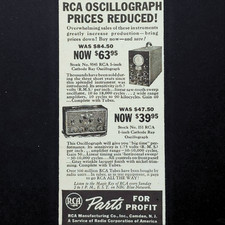 RCA Oscillograph Cathode Ray Test Equipment Tube Service 1938 Vtg Print Ad