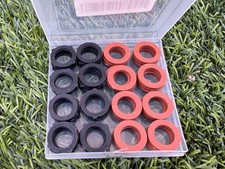 2 Set Brass Garden Hose Quick Connect 3/4 Inch GHT Fittings With Rubber Seals US