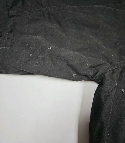 Key Herren Medium Jacke Kapuze Arbeitskleidung durchgehender Reißverschluss Canvas gesteppt gefüttert abgenutzt - Bild 17 von 17