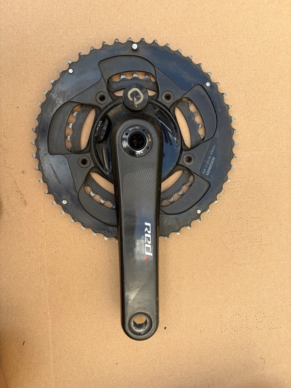 SRAM Red eTap 2 x 11 speed Power Meter Crankset 172.5mm 50/34 tooth BB30 Quarq
