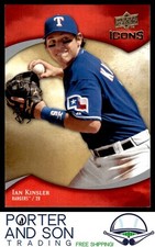 Ian Kinsler 2009 Upper Deck Icons #44 Texas Rangers Baseball Card