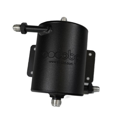 OBP Dark Matter Lightweight Fuel Swirl Pot - Bulkhead Mounted - 1L- Option 2