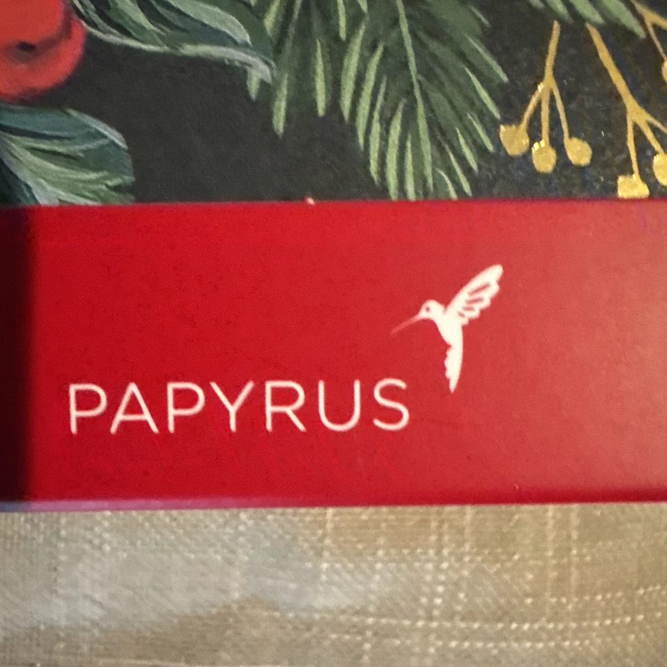 Juego de 14 tarjetas de Navidad PAPIRO “Felices Fiestas” Nuevo en caja Tema Pensando en Ti Foto 4 de 4