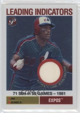 2005 Topps Pristine Legends Leading Indicators Relics Tim Raines #LI-TR HOF 5w7