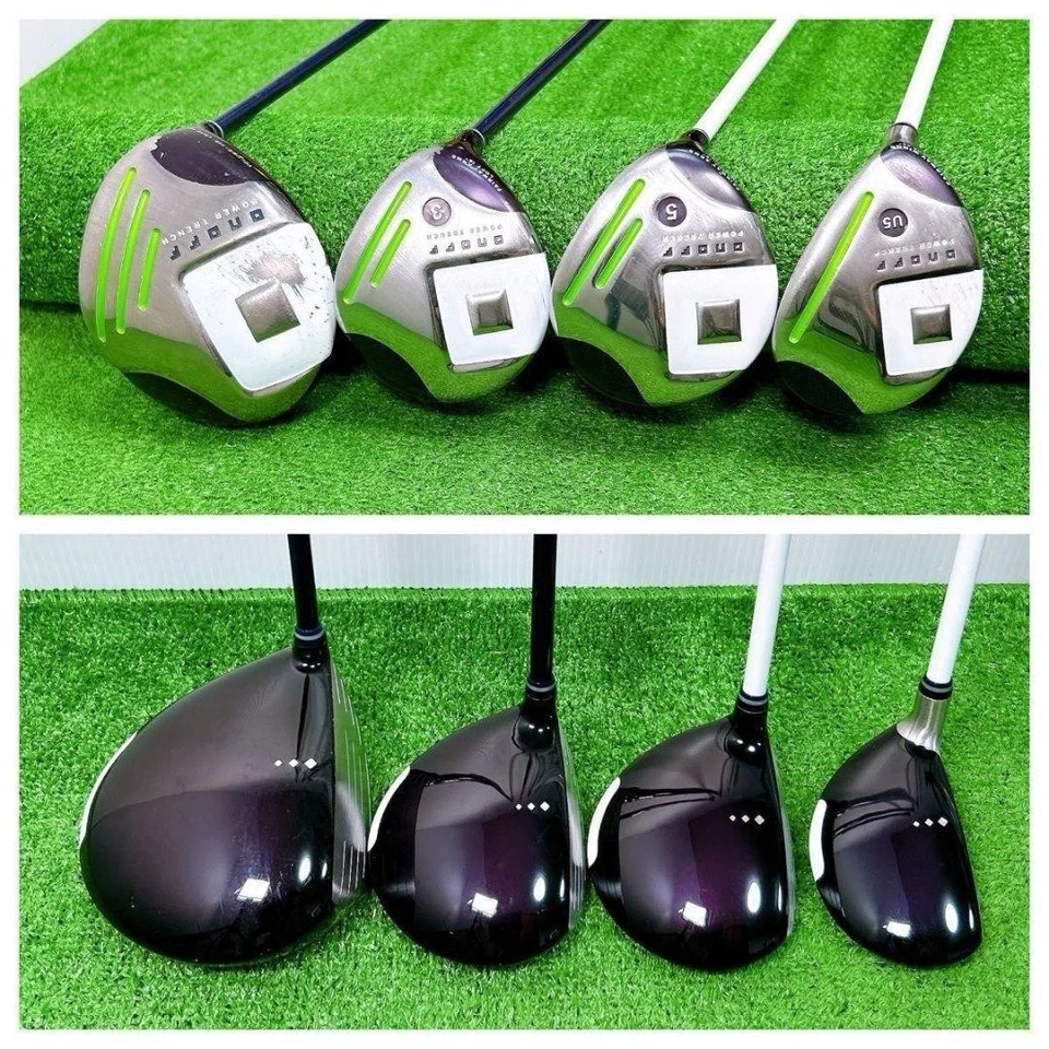 Juego de palos de golf para damas ONOFF 1W 3W 5W 5H 7-9i Pw PT 9 piezas diestro grafito para mujeres Foto 3 de 4
