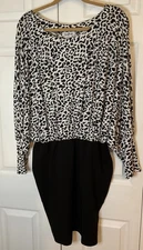 Perfectly Priscilla Get A Little Crazy Animal Print Dress 12/14 1XL New