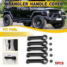 123set Door Handle Tailgate Covers Full Set For 2007-18 Jeep Wrangler Jk