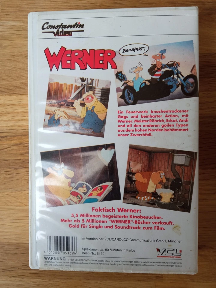 VHS Kassette Werner Beinhart - Bild 2 von 3