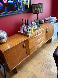 Teak Wood retro 60s/70’s Sideboard 2 Doors 3 Drawers for Living/Dining Room