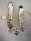 1958P WASHINGTON QUARTER 90% SILVER CH. BU BRILL. UNC. 40 COIN ROLL TYPE B REV.