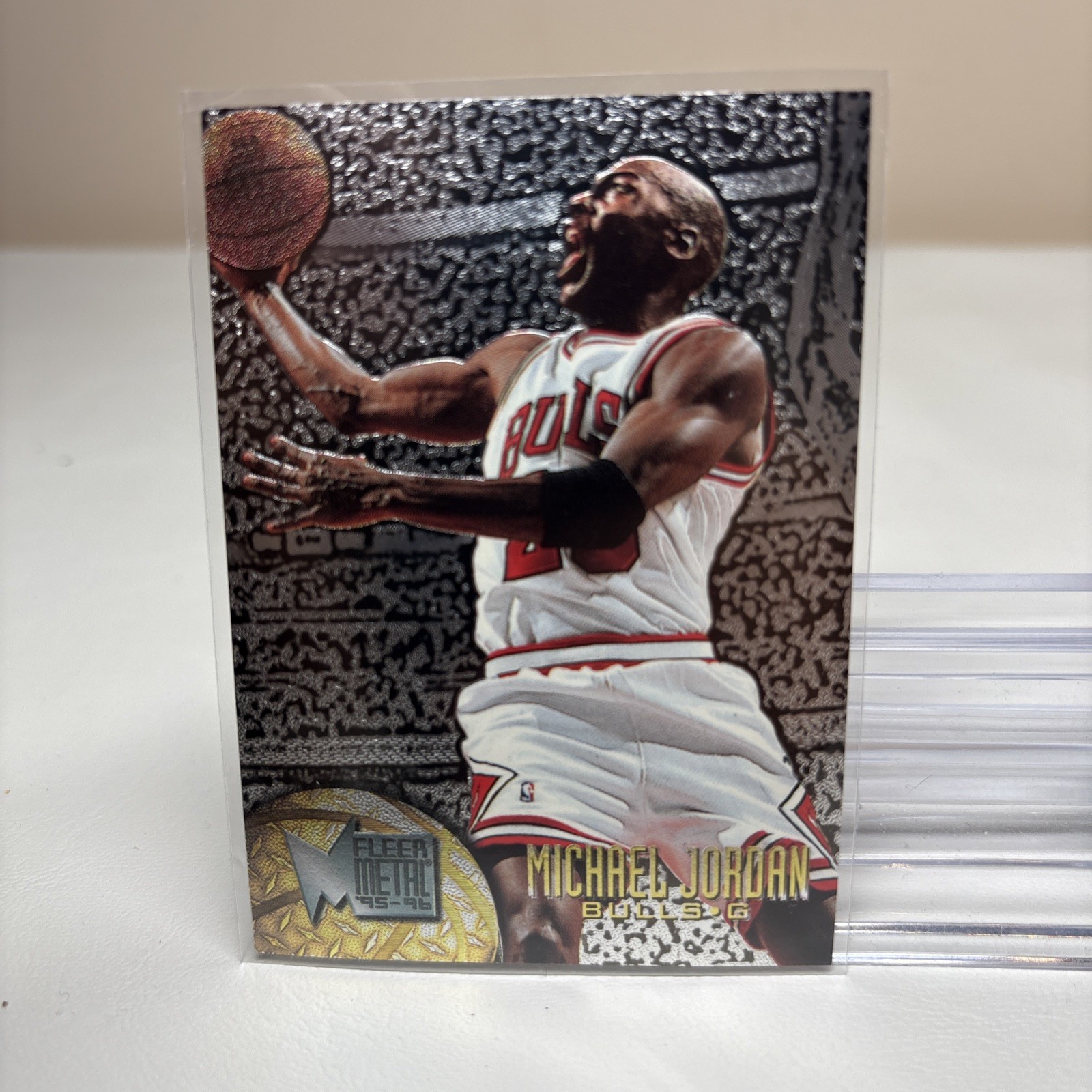 1995-96 Fleer Metal Silver Spotlight #13 Michael Jordan