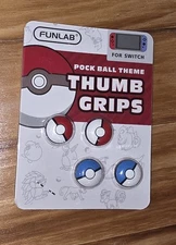 4 Thumb Grip Caps Joystick Covers For Nintendo Switch JoyCon Controllers Pokemon