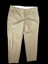 J. Crew Tan Cropped Capris Pants 6
