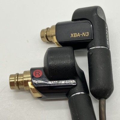 SONY XBA-N3 High-Resolution In-Ear Canal Headphones Black w/Box | eBay
