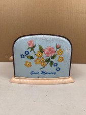Vintage Good Morning Tin Toy Toaster