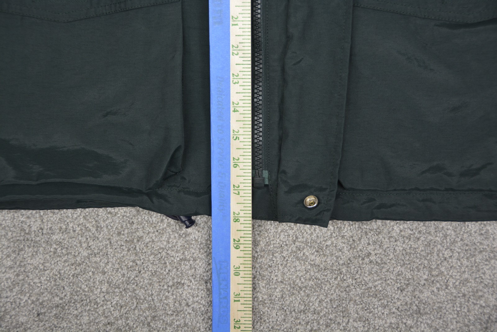 Tommy Hilfiger Hooded Rain Coat Men's Medium Green thumbnail 5