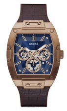 Guess GW0202G2 Men Phoenix Brown Leather Watch