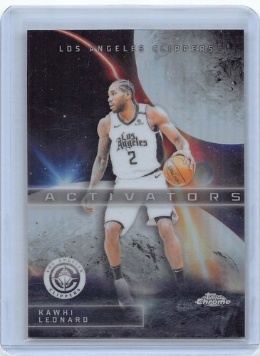 Kawhi Leonard [Teal Refractor] #AC-1 2025 Topps Chrome Activators card