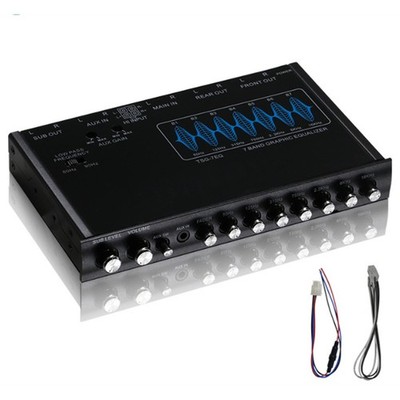 7-Band-Auto-Audio-Equalizer, Einfache Installation, Frequenzeinstellbarer G1554