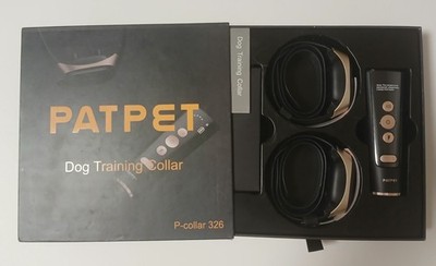 PATPET Dog Training Collars with Remote Model 326 2-Collars 1-Remote