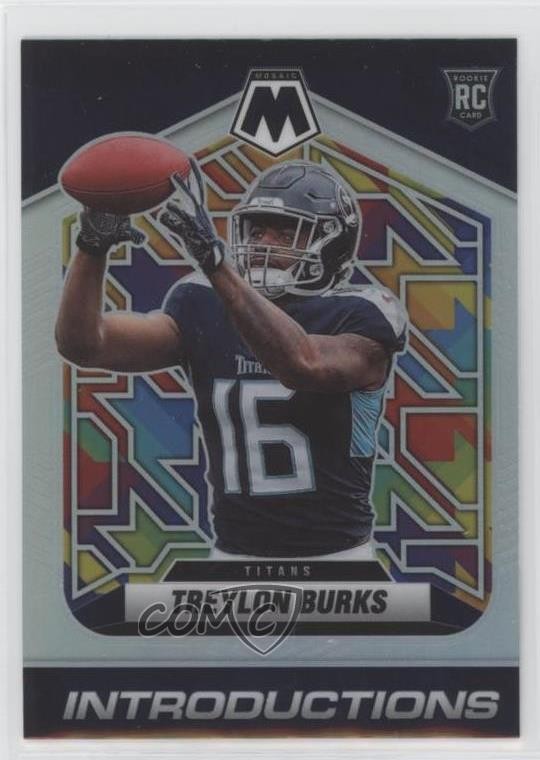 2022 Panini Mosaic Introductions Silver Prizm Treylon Burks #I-9 0q0m