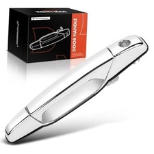 Driver Side Exterior Door Handle  Compatible with Chevy, Front Left Chrome