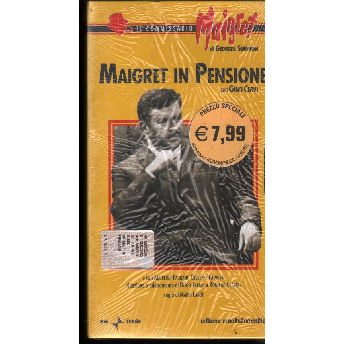 Commissioner Maigret - Retired VHS Mario Landi Univideo - 8888169407 Sigillat