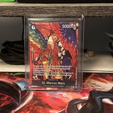 St. Marcus Mars (Alternate Art) OP13-091 Carrying On His Will One Piece Foil NM