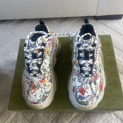 Gucci x Balenciaga Triple S Sneaker The Hacker Project Floral