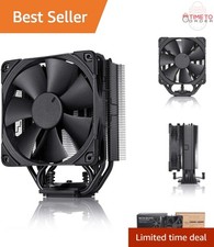 CPU Cooler Copper Aluminium 120mm Air Quiet High Performance Black