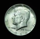 1964 Kennedy Half Dollar Silver Coin Uncirculated (T3)
