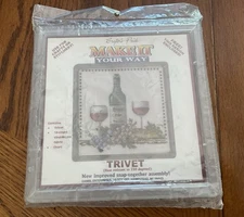 Crafter’s Pride MAKE IT YOUR WAY TRIVET Use For Crafts Or Stitchers