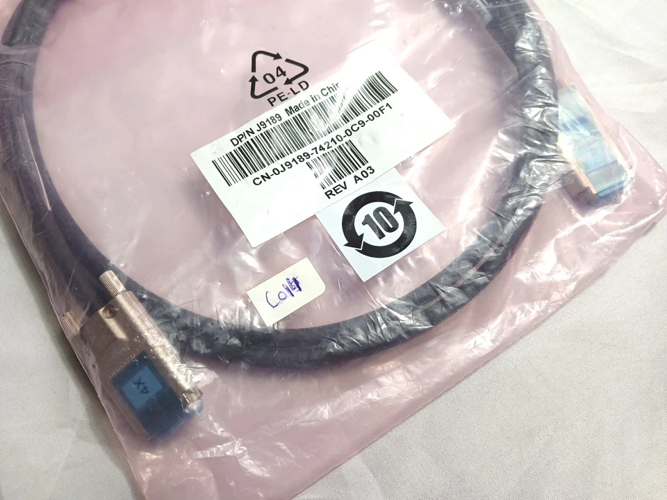 Dell J9189 6FT External Twinax SAS Cable 2M SFF-8470 M for MD1000/MD1120/MD3000 - Image 3 of 4