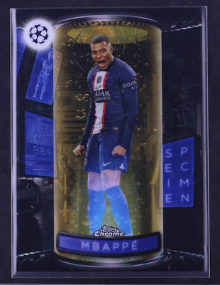 Kylian Mbappe 2022-23 Topps Chrome UCC Specimen   Gold Lava  Refractor